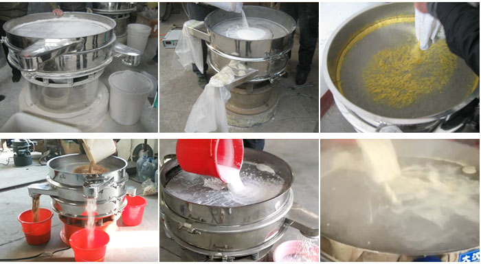 豆?jié){振動篩可適用于化工行業(yè)、食品行業(yè)、冶金礦業(yè)、公害處理等行業(yè)