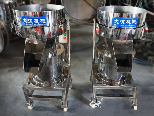 450型過濾篩機(jī)實(shí)拍：單層過濾篩過濾，多用于液體物料的使用。