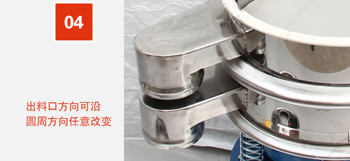 出料口方向可沿圓周方向任意改變。